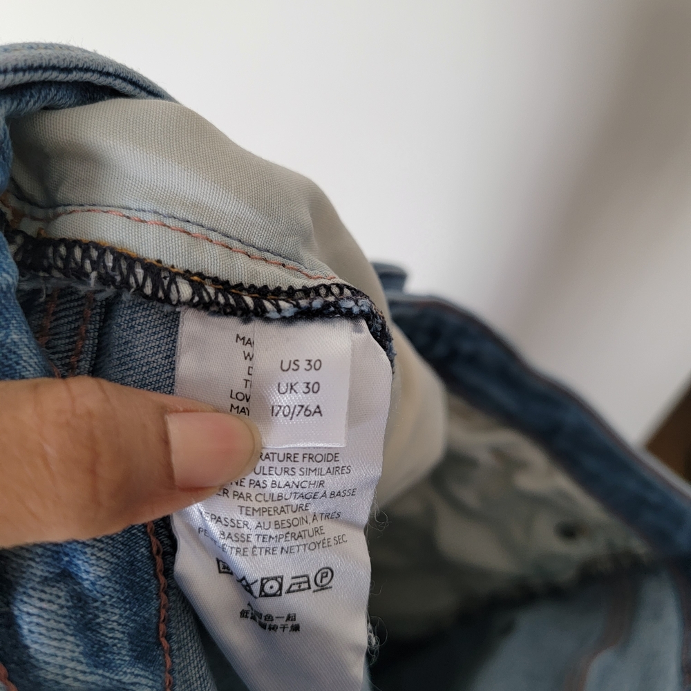 Anthropologie Sky Blue Flare Jeans - Picture 9 of 13